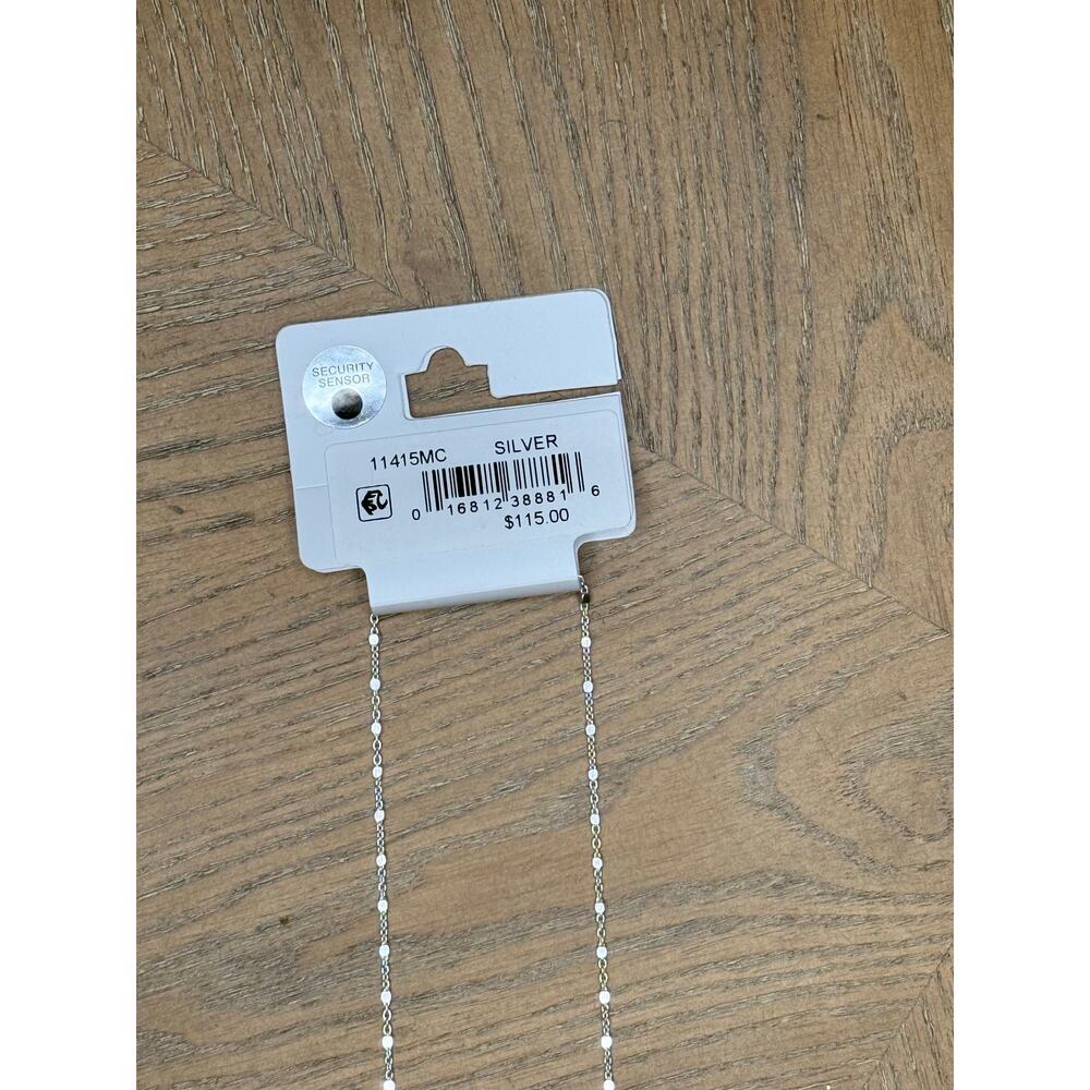 Giani Bernini Sterling Silver Beaded Chain Necklace 20” - Picture 3 of 4